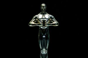 Platinum award statuette