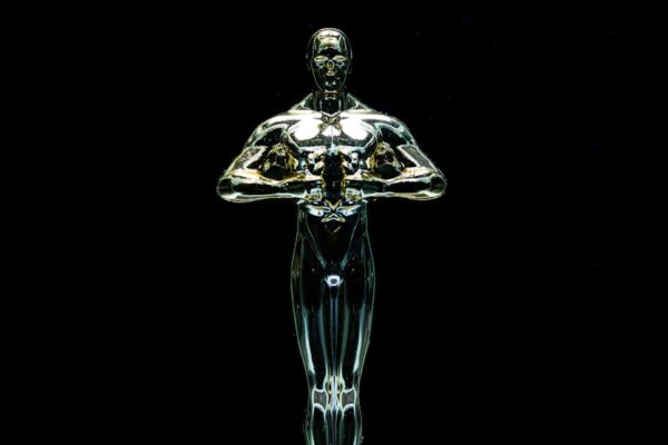 Platinum award statuette